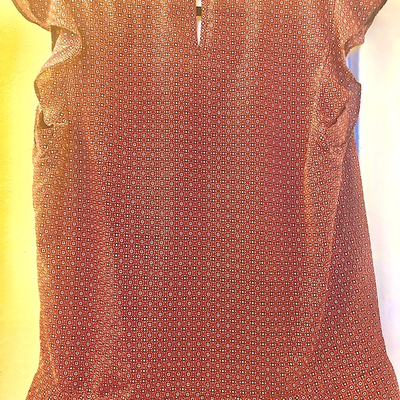 Merona Mosaic Print Peplum Blouse - Picture 5 of 10